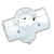CF-ZDB-01/03 Adaptor from 1 Schuko socket to 3 Schuko sockets, cross-type
