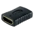 COUPLER-FF-HDMI Coupler (μούφα) HDMI θηλυκό σε HDMI θηλυκό με επίχρυσες επαφές για καλύτερη μεταφορά σήματος.