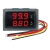 VAM-0-100V DC/0-10A DC Digital dual voltmeter 0?100V DC / ammeter 0?10A DC with built-in shunt