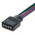 LED-CABLE RGB ADAPTΟR-2 Single Adaptor for RGB 5050 Led strip with cable and pin for connection with RGB Controller Dimmer