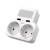 XO WL09 Adaptor from 1 Schuko socket to 2 Schuko sockets 16A with night light + 2? USB-A ports + mobile phone holder
