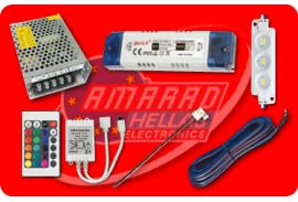 (5) POWER SUPPLIES - ACCESSORIES FOR LED STRIPS (POWER SUPPLIES - LED MODULES - CONTROLLERS - DIMMERS - ADAPTORS - CABLES) 