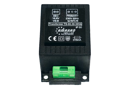 TS-6030 ENCAPSULATED TYPE TRANSFORMER FOR SECURITY AND FIRE DETECTION SYSTEMS