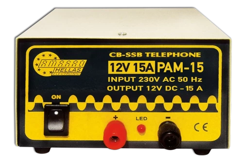 PAM-15 UNSTABLE AC POWER SUPPLY AC-DC FIXED OUTPUT VOLTAGE 12V 15A