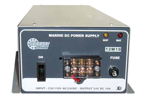 12M-10 Stabilized marine power supply 2 inputs (dual input) 10A