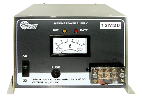 12M-20 MARINE STABLE POWER SUPPLY  TWO INPUTS (DUAL INPUT)