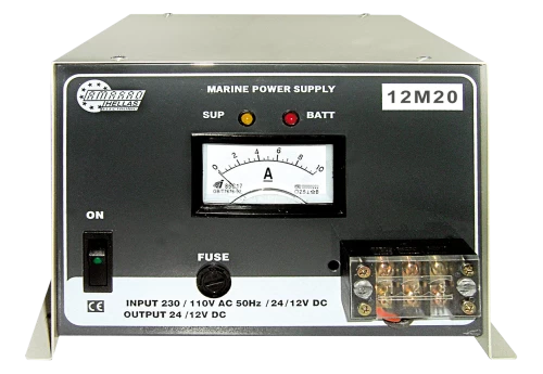 12M-20 Stabilized marine power supply 2 inputs (dual input)