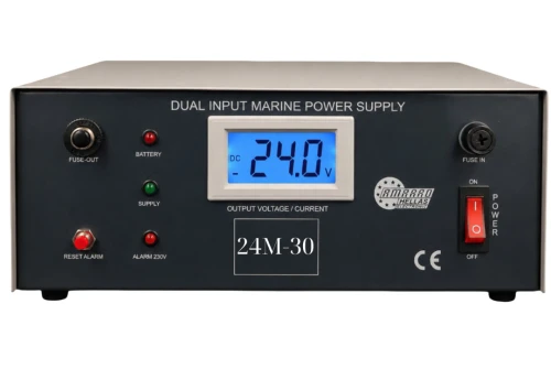 24M-30 Stabilized marine power supply 2 inputs (dual input) with Buzzer-Alarm