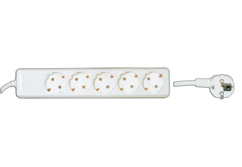 GOC-5 Power strip without switch 5 outlets with 3x1mm cable