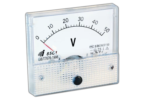 A2-V2 50V DC Αναλογικό βολτόμετρο 0-50V DC τύπου βίδας