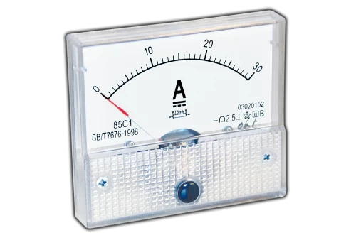 A2-V2 30A DC Αναλογικό αμπερόμετρο 0-30A DC τύπου βίδας