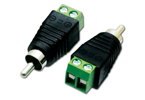 CV-2083 RCA Connector video αρσενικό σε κλέμα