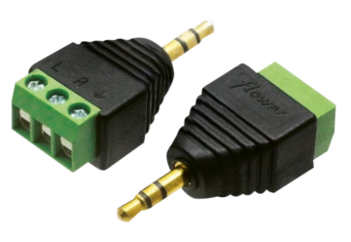 CV-2084 Connector ήχου 3.5mm (JACK) STEREO σε κλέμα