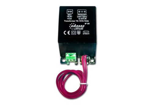 TS-7570 C Μετασχηματιστής για συστήματα ασφαλείας-πυρανύχνευσης 16.6V 70VA