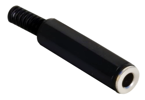 FAS 6.35  Adaptor ήχου 6,35mm stereo θηλυκό με πλαστική βάση