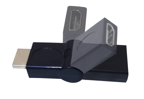 ADAPTOR-MF HDMI 180R Adaptor HDMI male to HDMI female