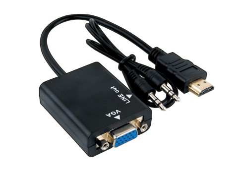 HDMI CABLE TO VGA AUDIO CONVERTER