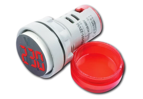 VM-20-500V AC Ψηφιακό βολτόμετρο 20-500V AC χρώμα κόκκινο