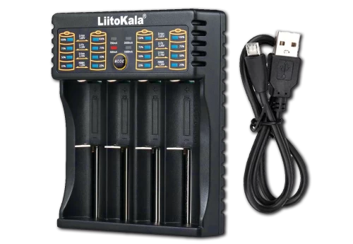 Lii 402 Πολυφορτιστής μπαταριών Ni-Cd/Ni-MH, Li-Ion 4 θέσεων