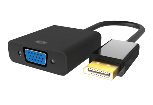 DP TO VGA CABLE Adaptor από Display port αρσενικό σε VGA θηλυκό με καλώδιο 20cm