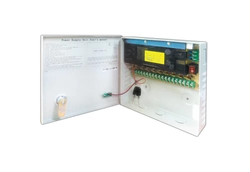 OFFER PS-1209L-5A Power supply - distributor for C.C.T.V. cameras 12V 5A 9 channels