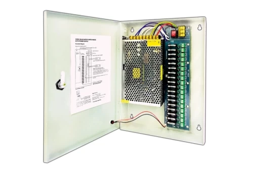 OFFER AMR-1218C-20A POWER SUPPLY FOR C.C.T.V. CAMERAS 12V 20A 18 CHANNELS