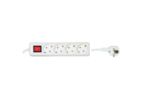 OFFER GOC-4S Power strip with switch 4 outlets with 3x1mm cable