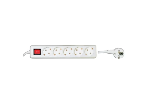 OFFER GOC-5S Power strip with switch 5 outlets with 3x1mm cable